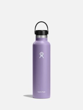 NWT Hydroflask 24 oz Standard Mouth Flex Cap in Moonshadow/Black